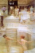 Alma Tadema A Favorite Custom Sweden oil painting artist